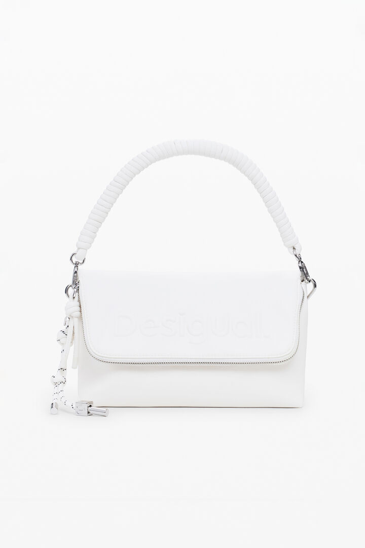 Borsa a tracolla con logo 3D