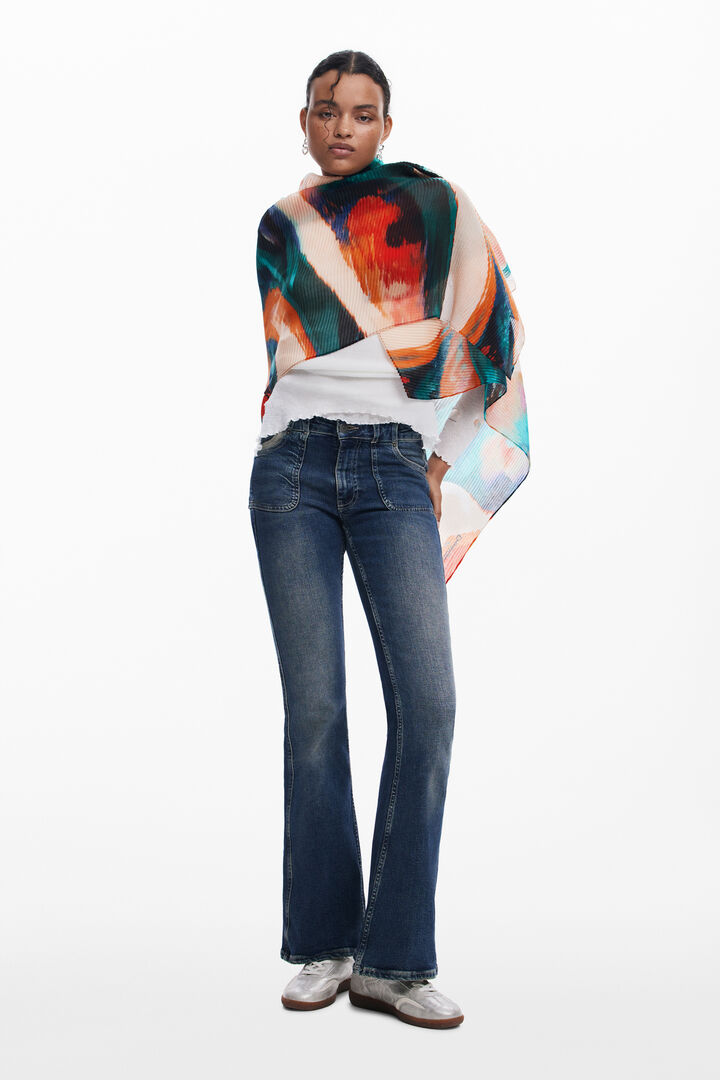 Foulard rectangular estampado | Desigual
