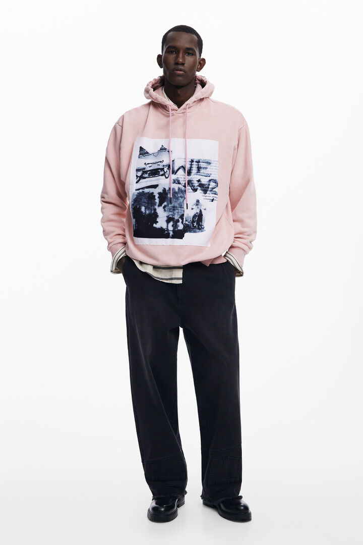 Collage-Motor sweatshirt | Desigual