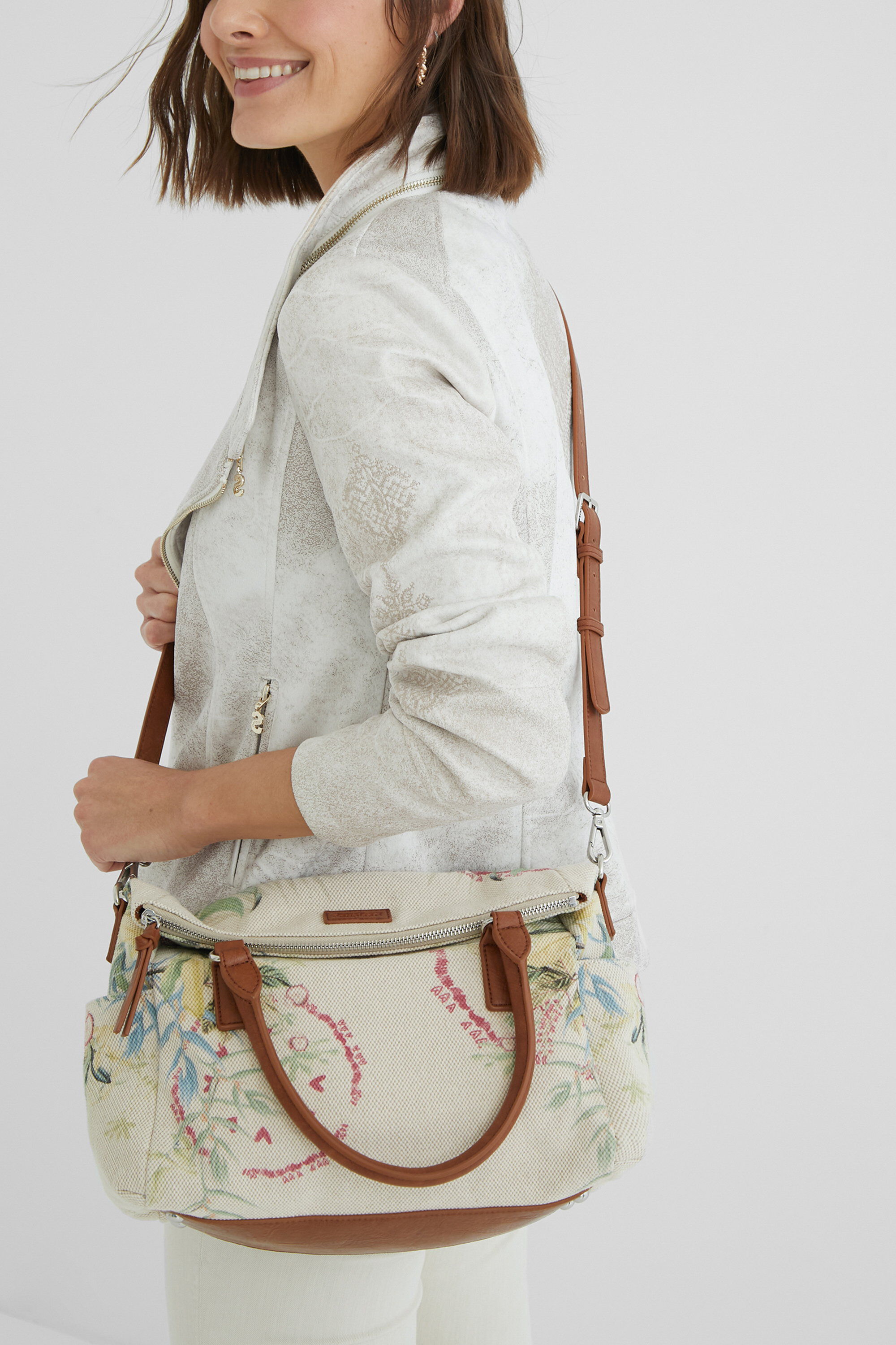 Desigual double handle briefcase bag shop