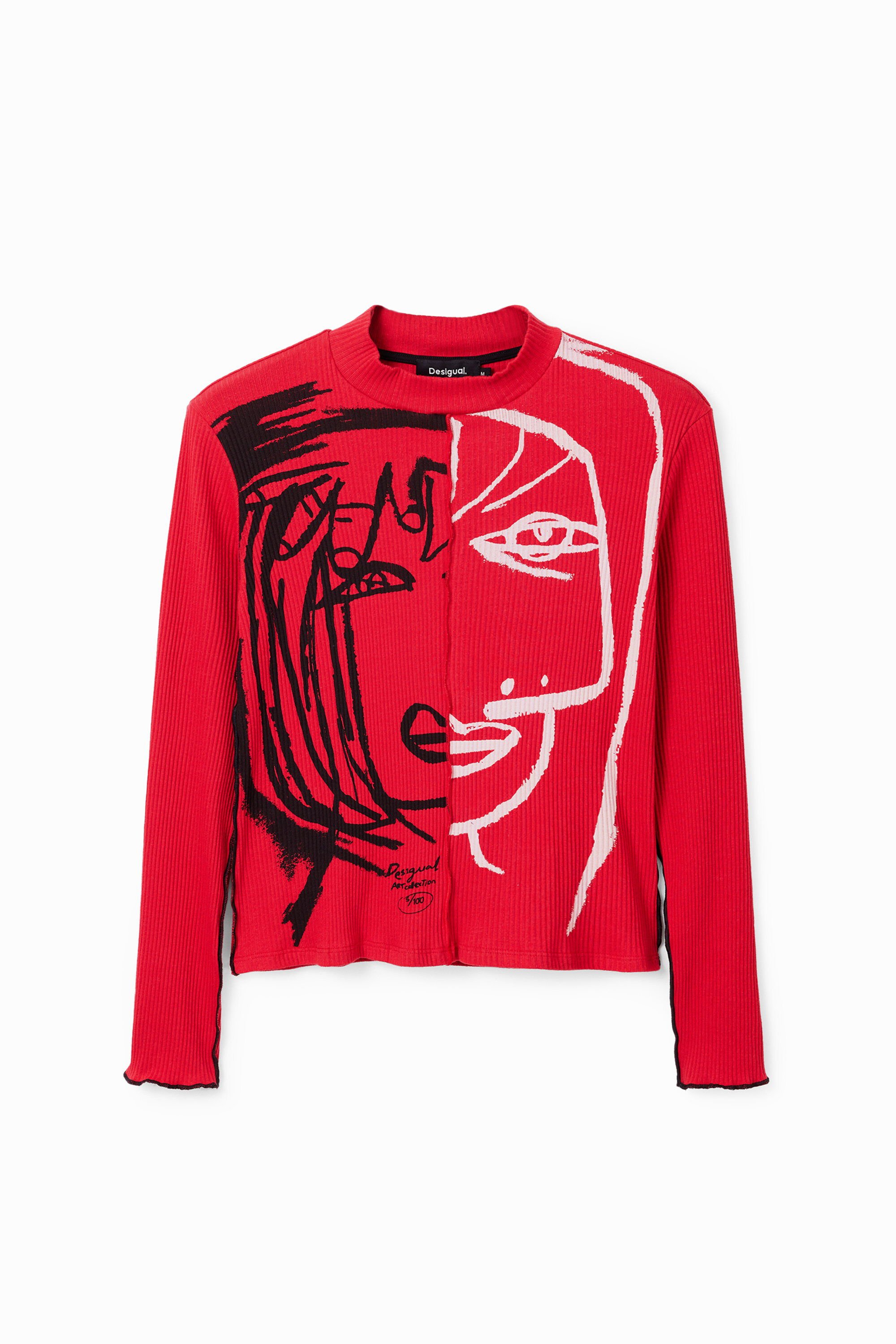 Camiseta canalé cara