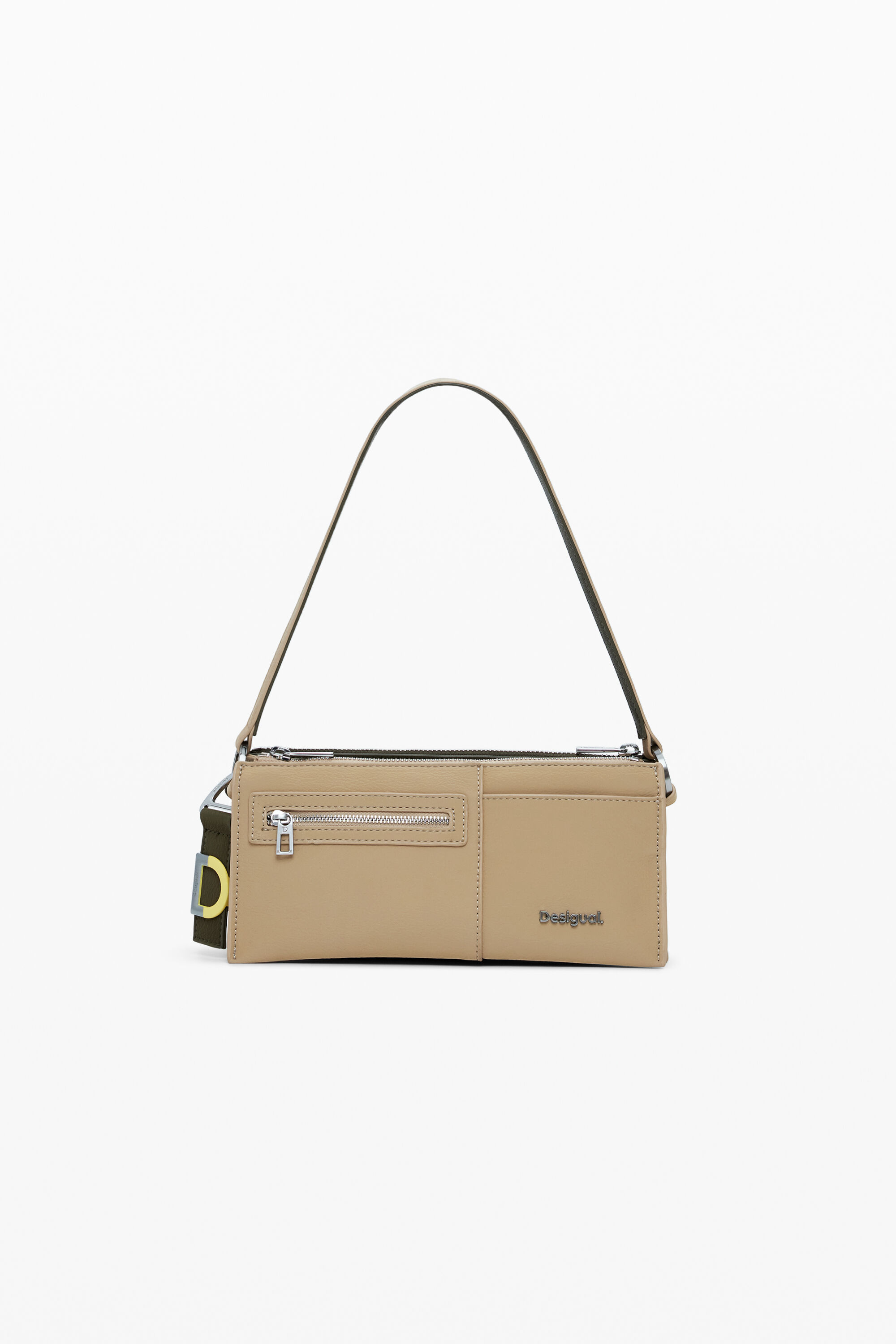 Desigual Small two-tone convertible bag - BROWN