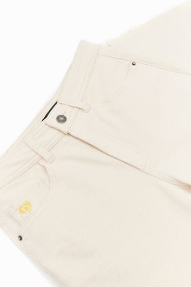 Spodnie dżinsowe culotte cropped | Desigual