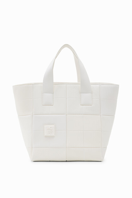 Sac shopper moyen patchwork