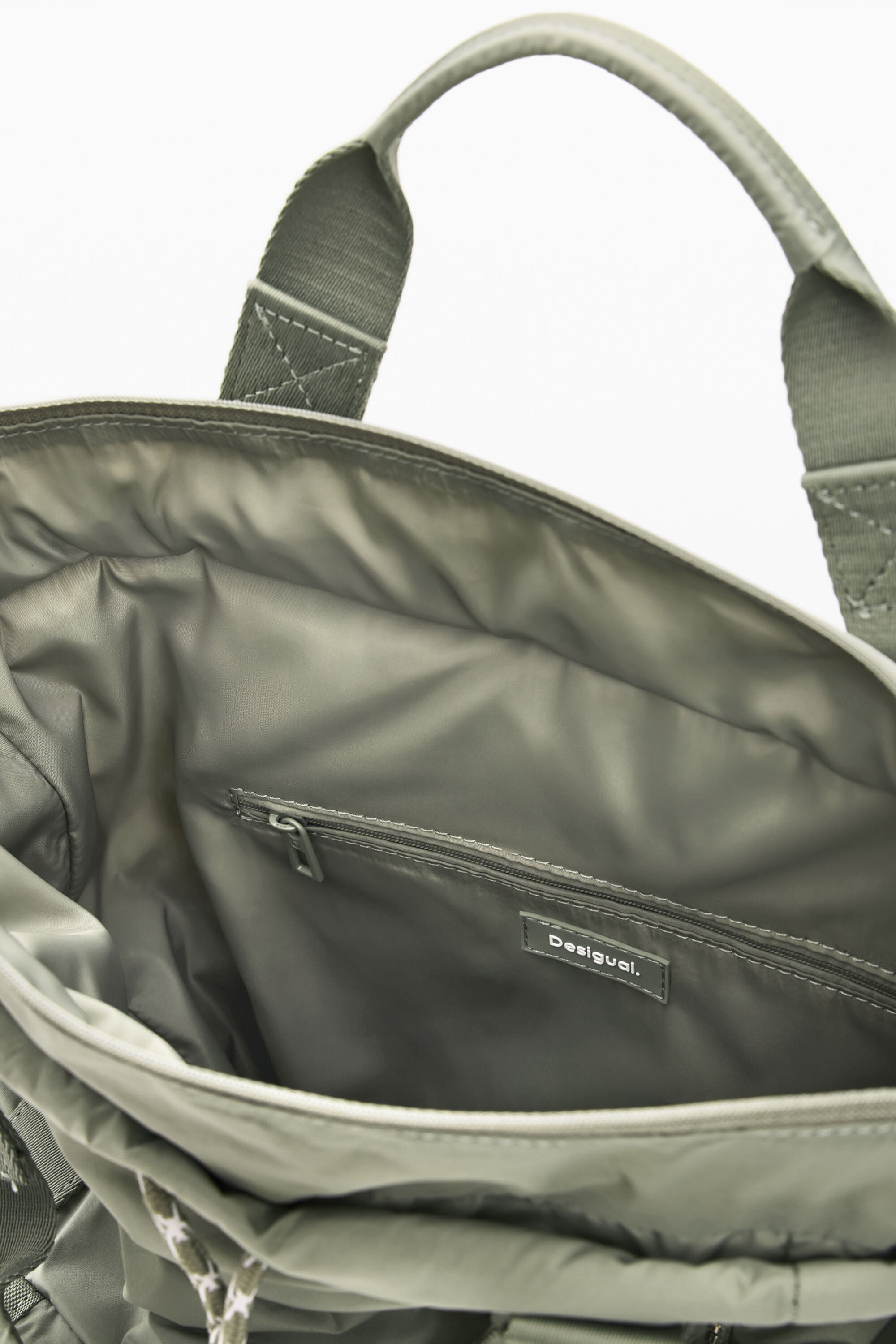 Medium Multi-position Backpack nylon green women's accessories I