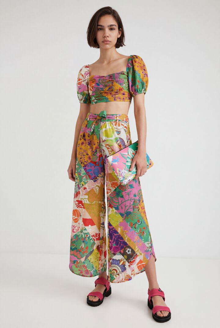 M. Christian Lacroix trousers with slits | Desigual