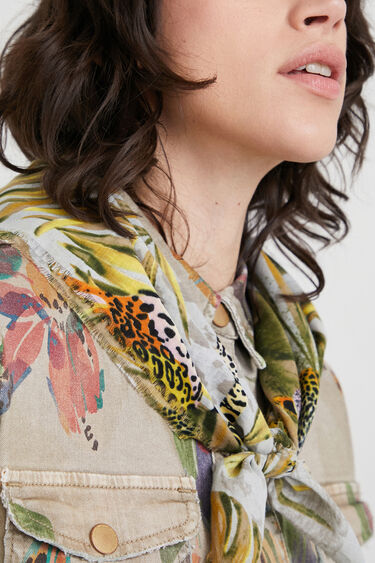 Jungle camoflower foulard | Desigual