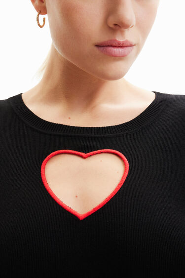 Maglia taglio cuore | Desigual