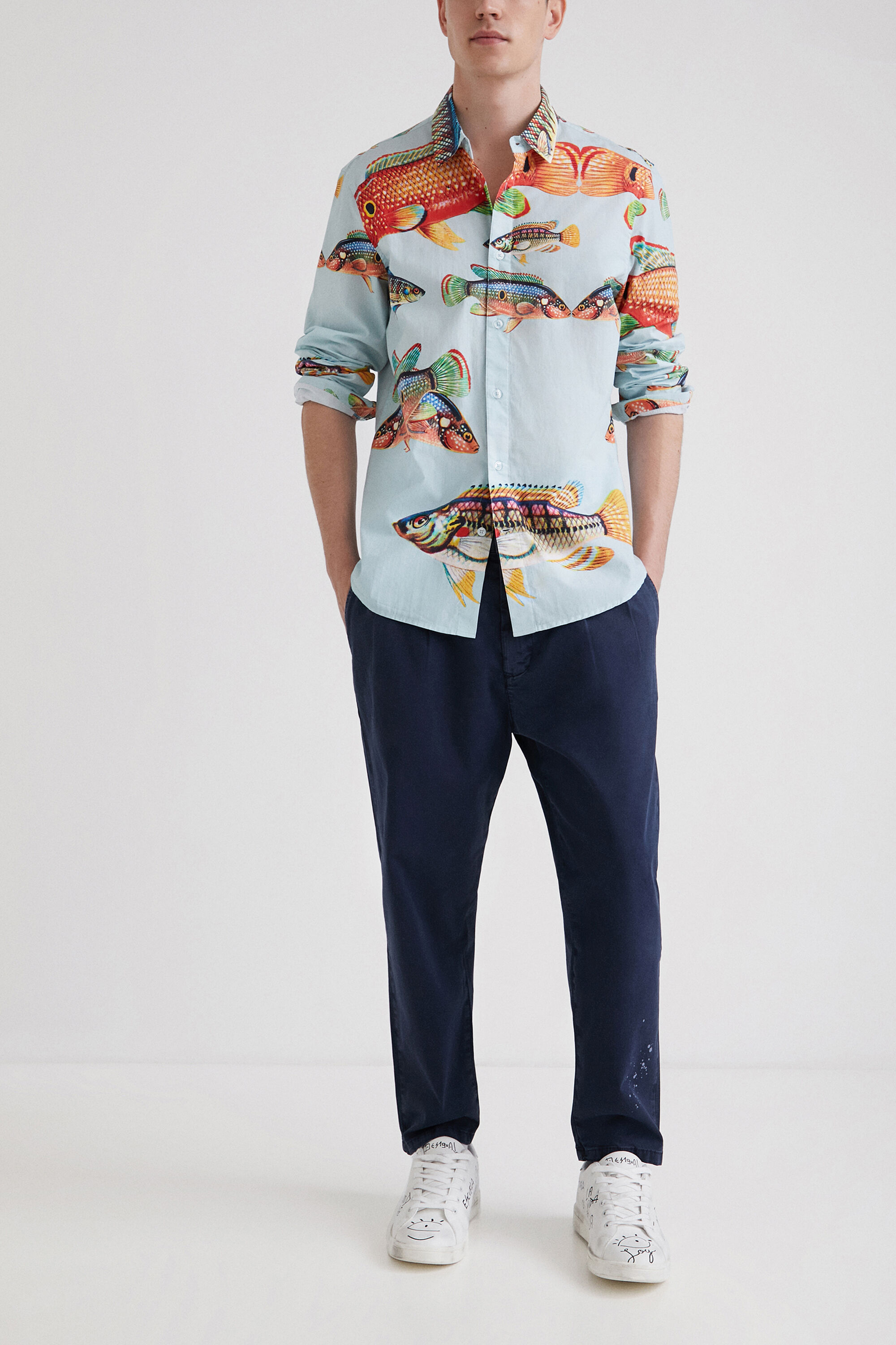 gucci fish shirt