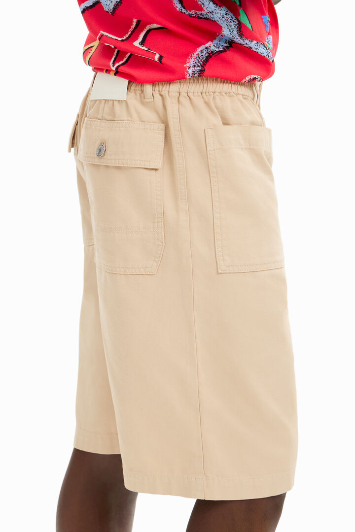 Shorts lisos bolsillos | Desigual