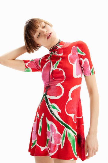 Kratka haljina s cvjetnim printom | Desigual