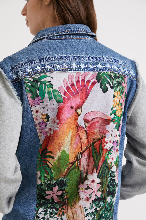Birds of paradise hybrid jacket | Desigual