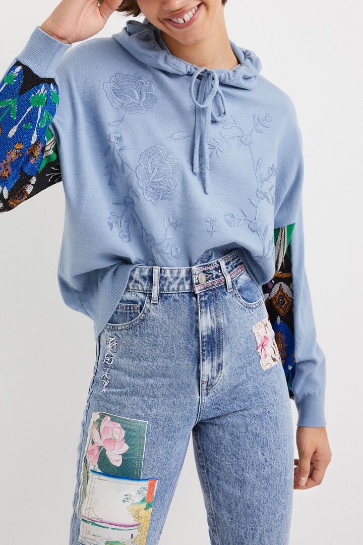 Vaquero Straight cropped japonés | Desigual