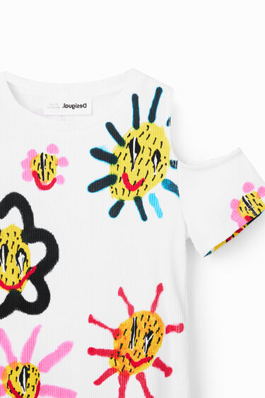 Cut-out sun T-shirt | Desigual