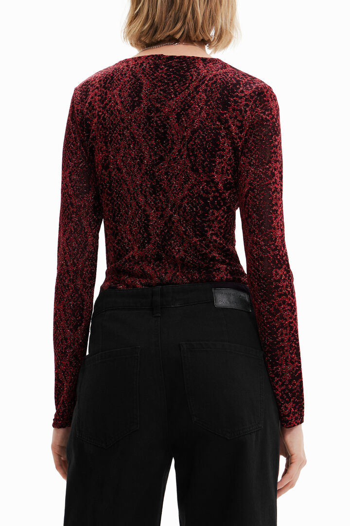 Błyszczące body cut-out | Desigual