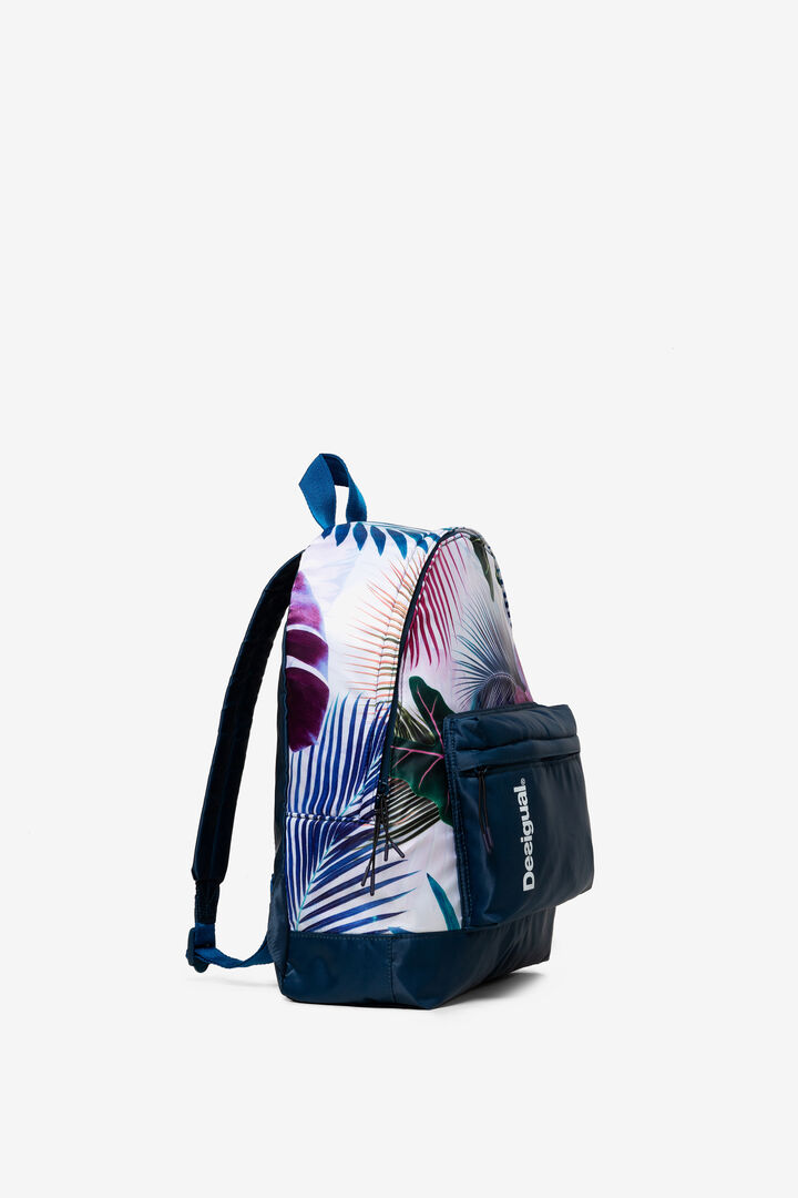 Tropical Print Backpack Bio Patching | Desigual