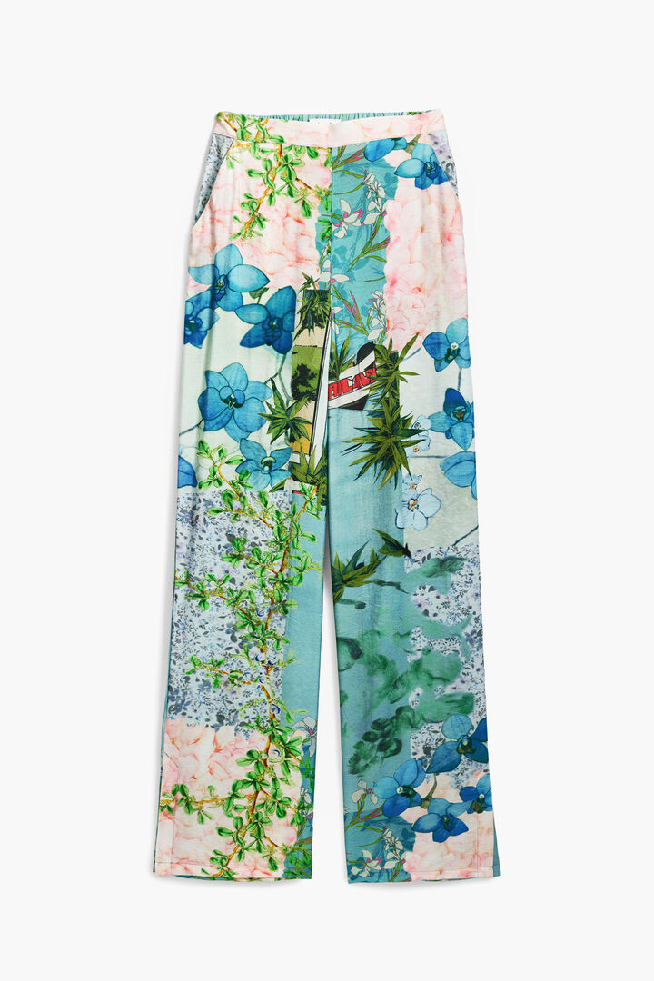 Calça estampada com flores | Desigual