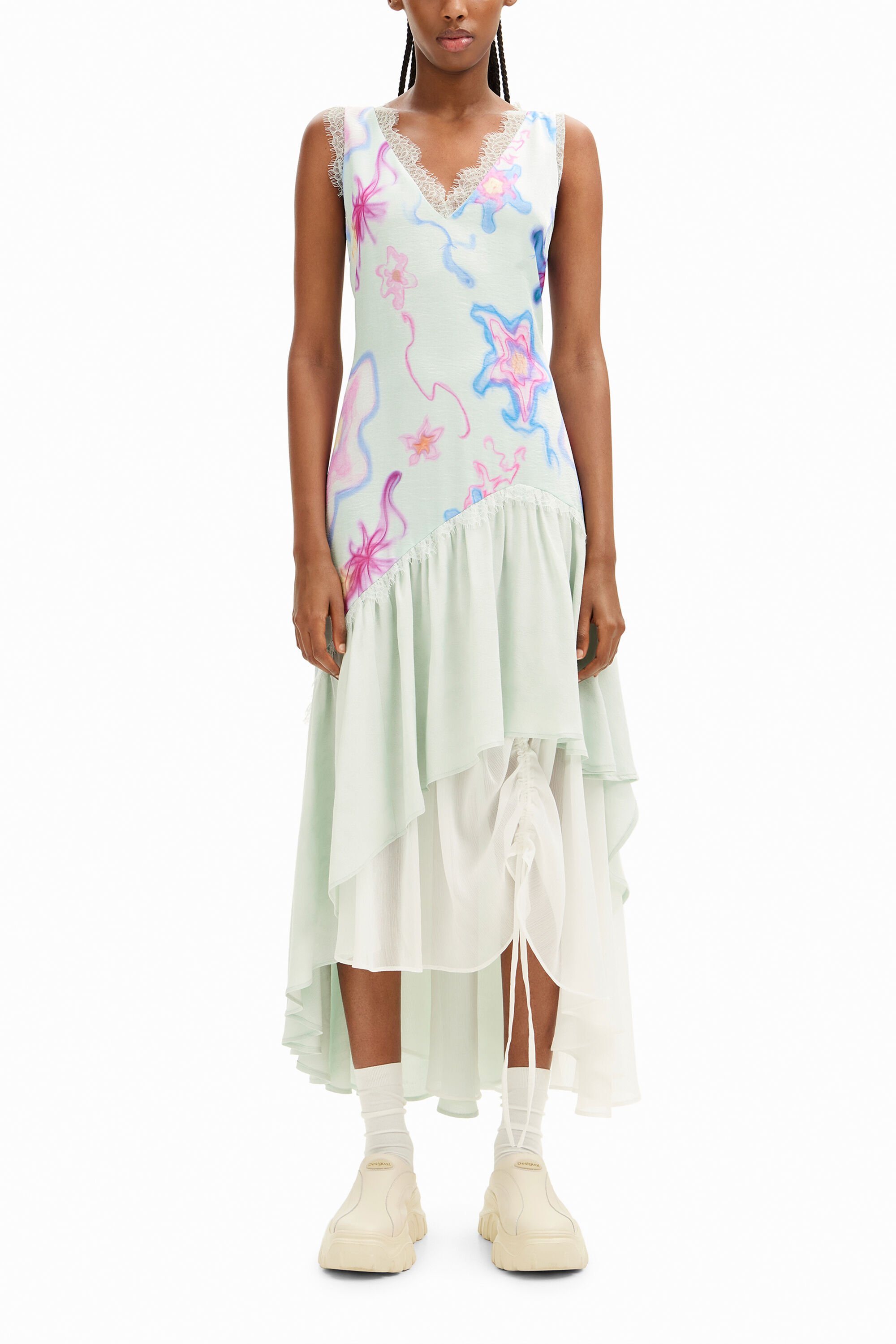 Collina Strada asymmetrical dress Women's I Desigual.com