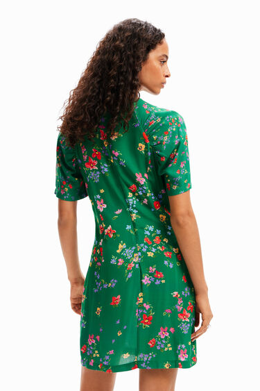 Robe courte fleurs | Desigual