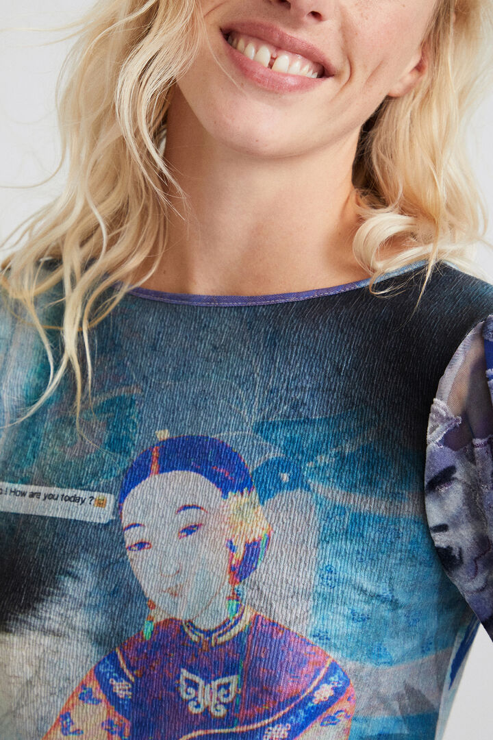 Camiseta manga abullonada arty | Desigual