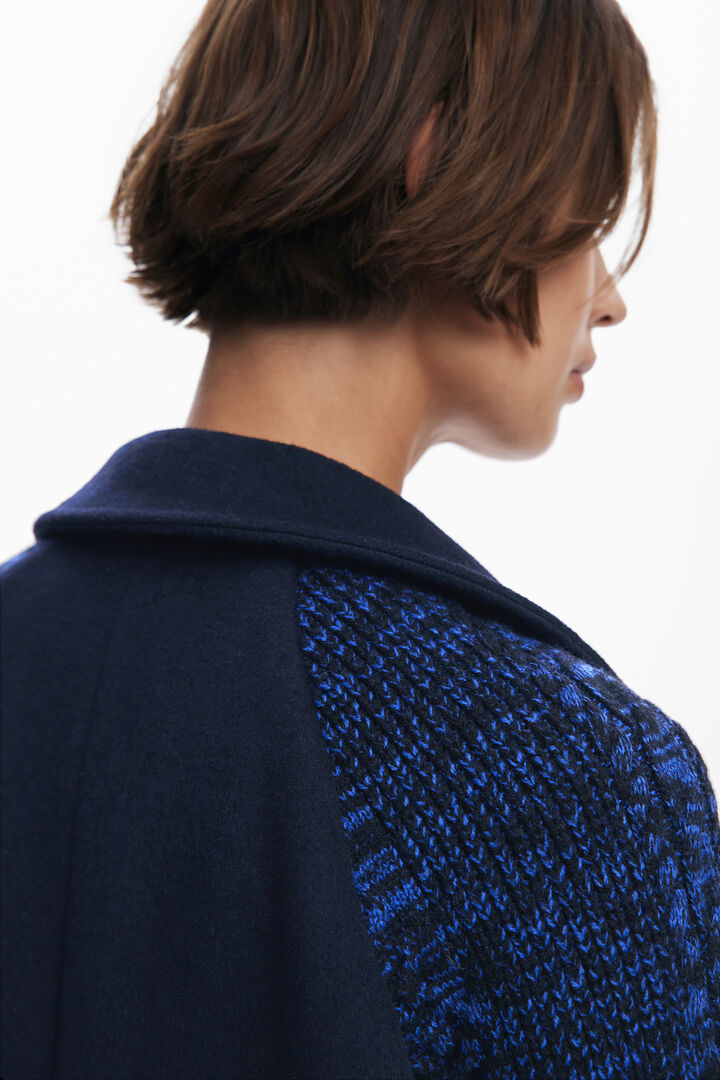 Manteau en laine combiné | Desigual