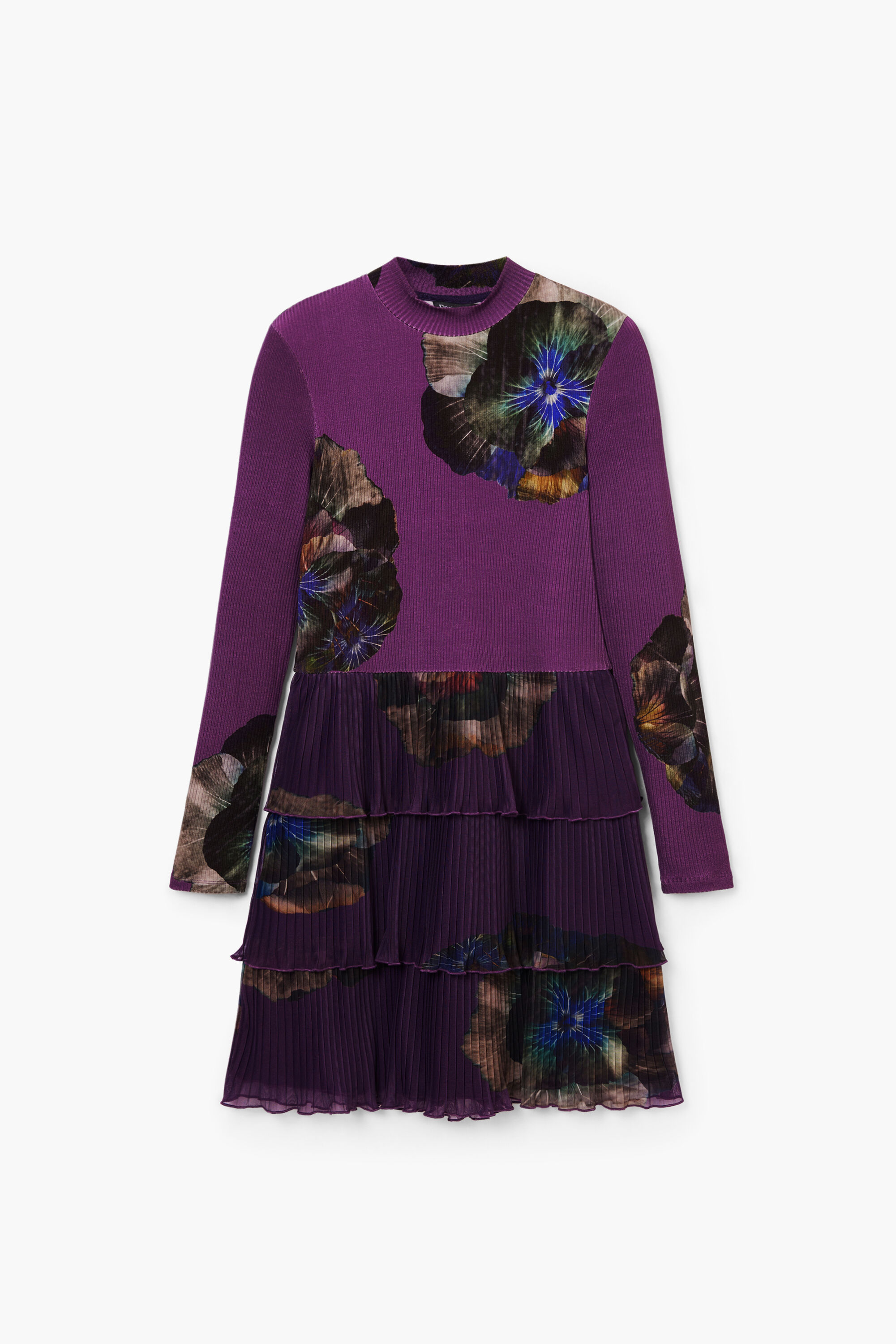 Desigual Floral ruffle dress