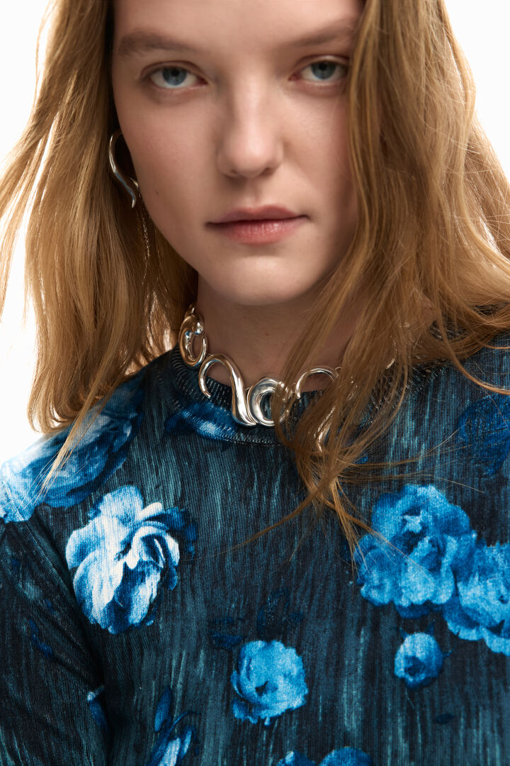 Lightweight floral sweater | Desigual