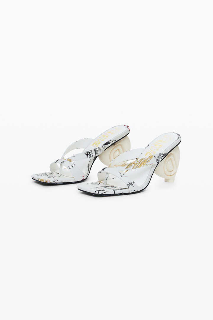 Sandale à talon cœur | Desigual