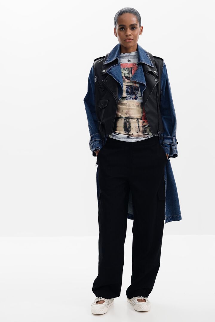 Trench smontabile in denim | Desigual