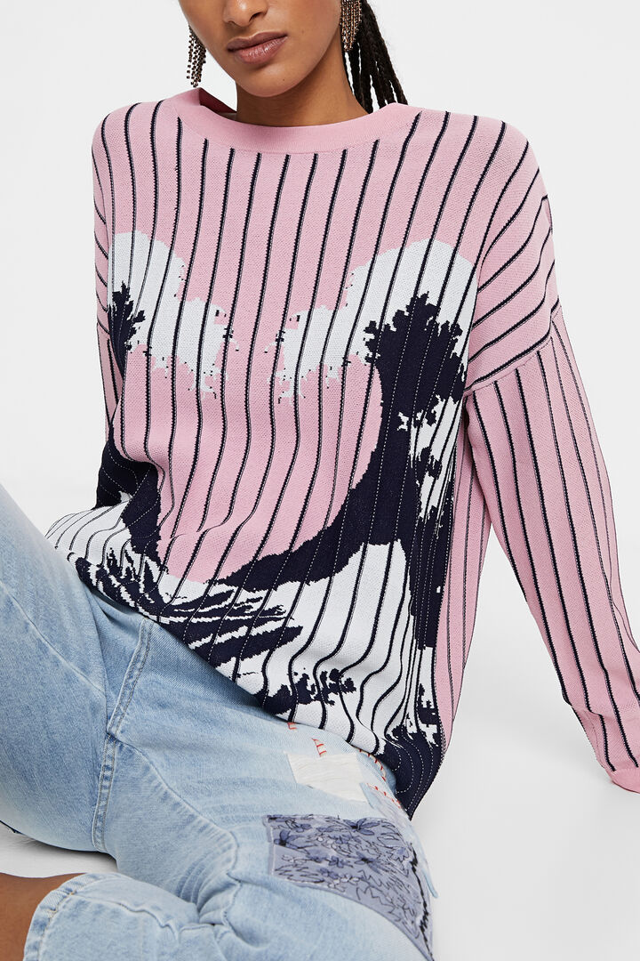 Hawaiian print jumper | Desigual