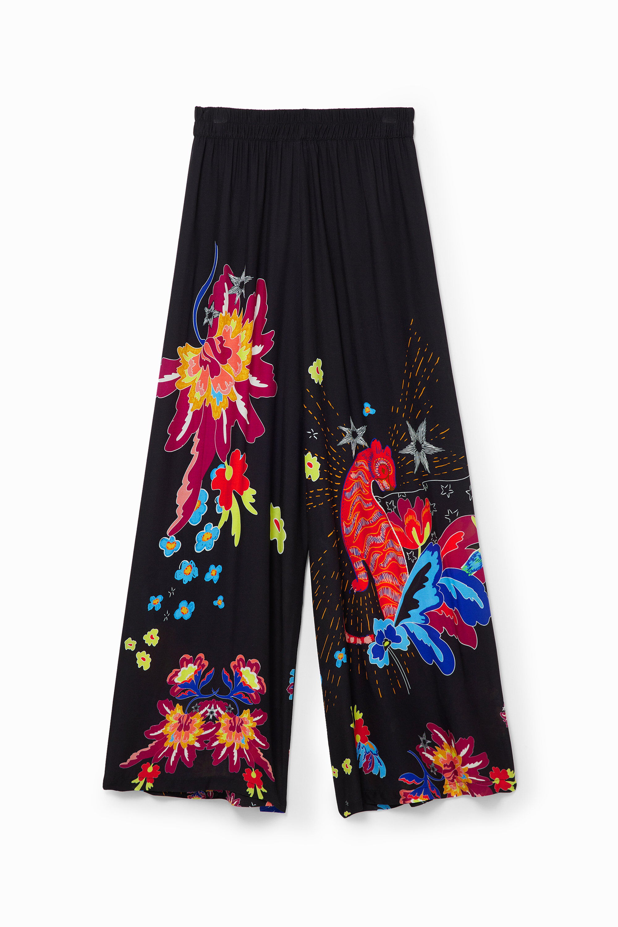 Women s Jungle design palazzo trousers I Desigual