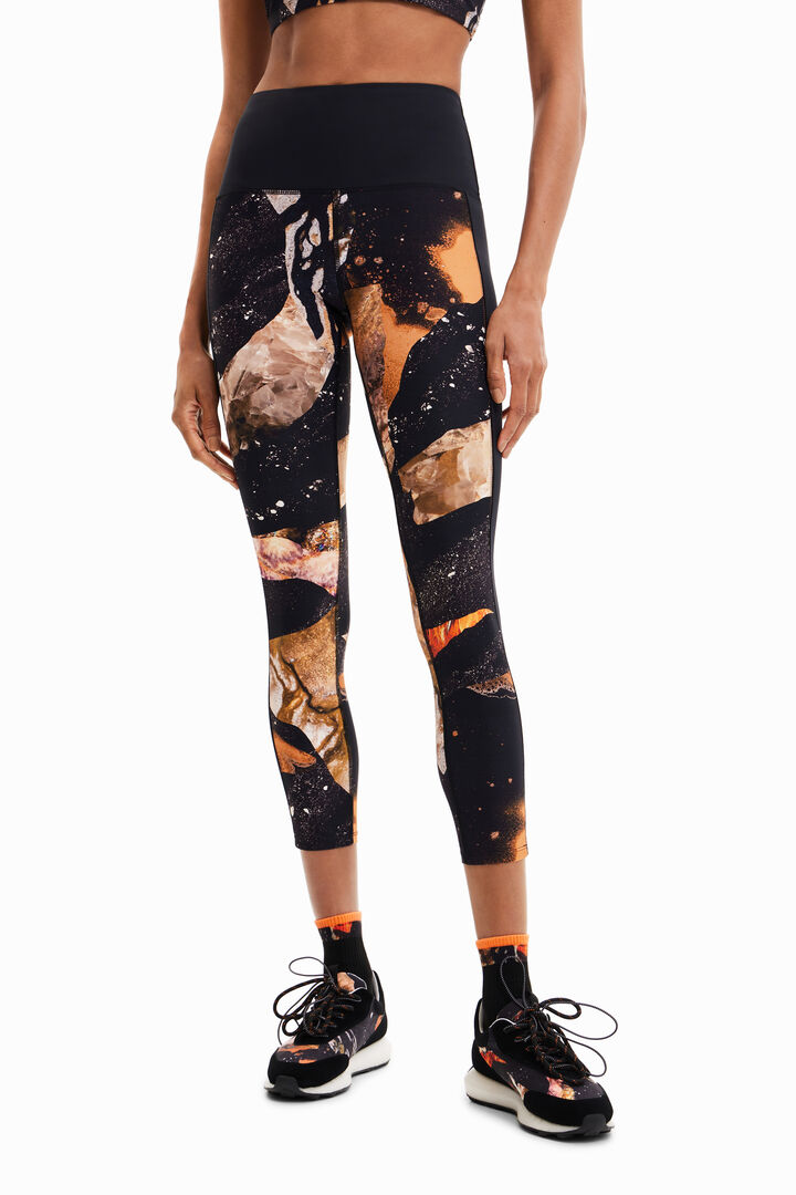 Leggings estampado efecto mineral | Desigual