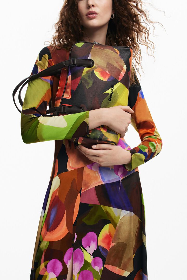 Arty zipper bag designed by M. Christian Lacroix | Desigual