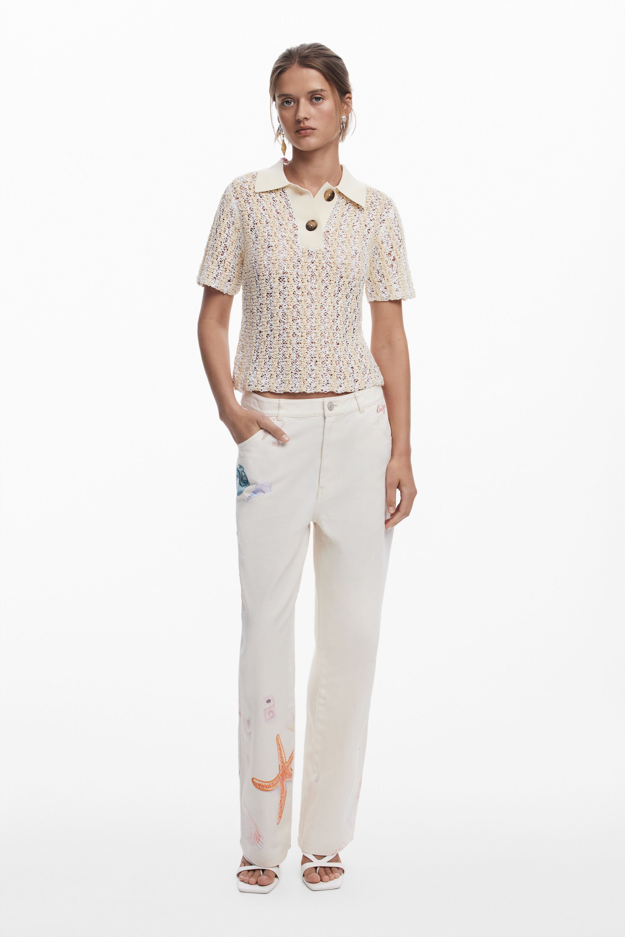 クロシェポロトップ 女性用 I Desigual.com