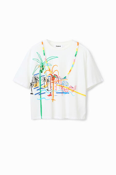 Samarreta il·lustració collaret | Desigual