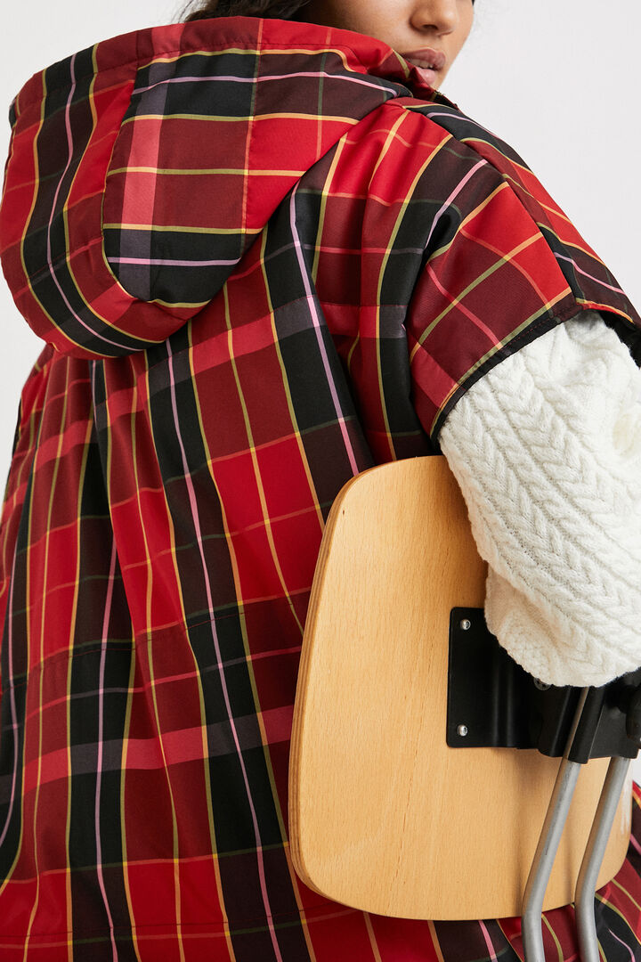 Poncho chaleco tartán | Desigual