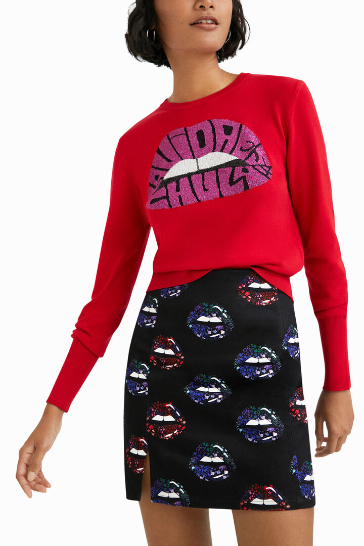Minifaldilla slim llavis | Desigual