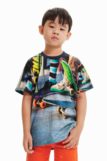 Photographic skate T-shirt