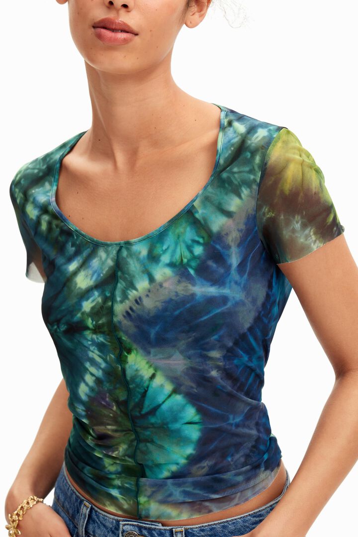 Tie-dye short-sleeve T-shirt | Desigual
