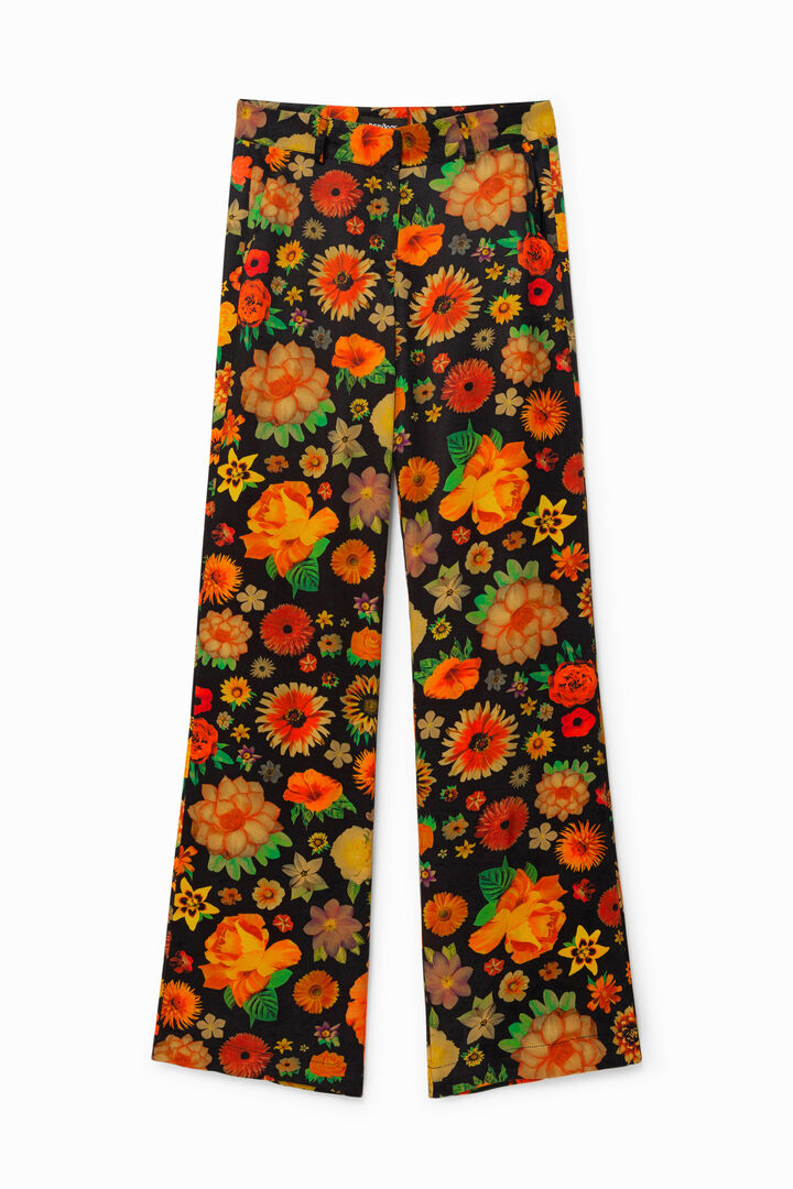 Pantalons campana floral | Desigual