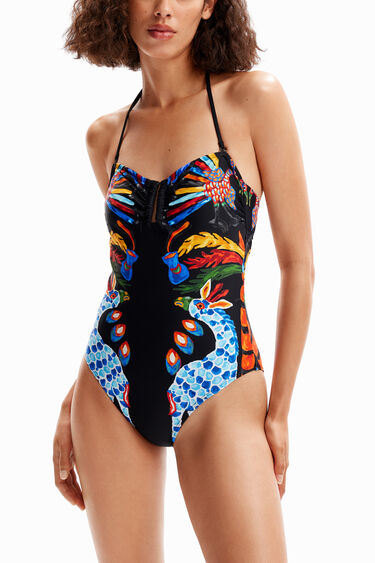Banyador bandó Stella Jean | Desigual