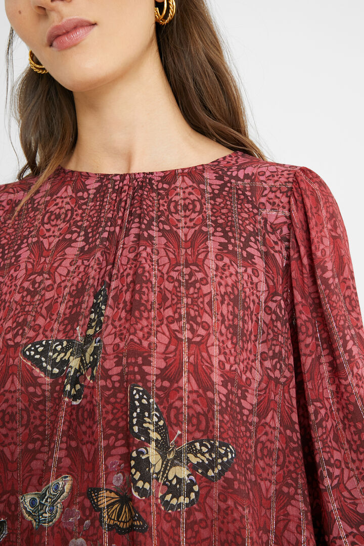Viscose blouse butterflies | Desigual