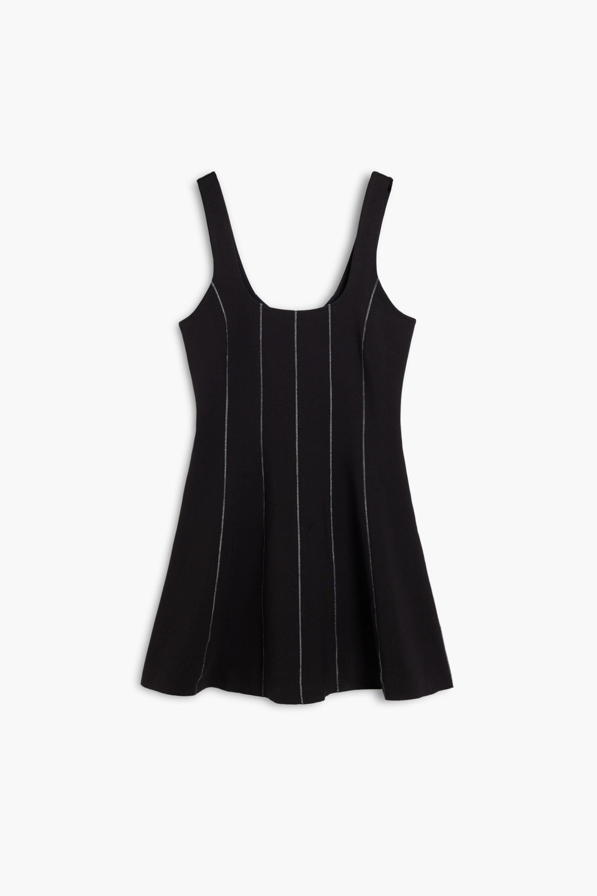 Desigual, Vestido corto paneles, Negro