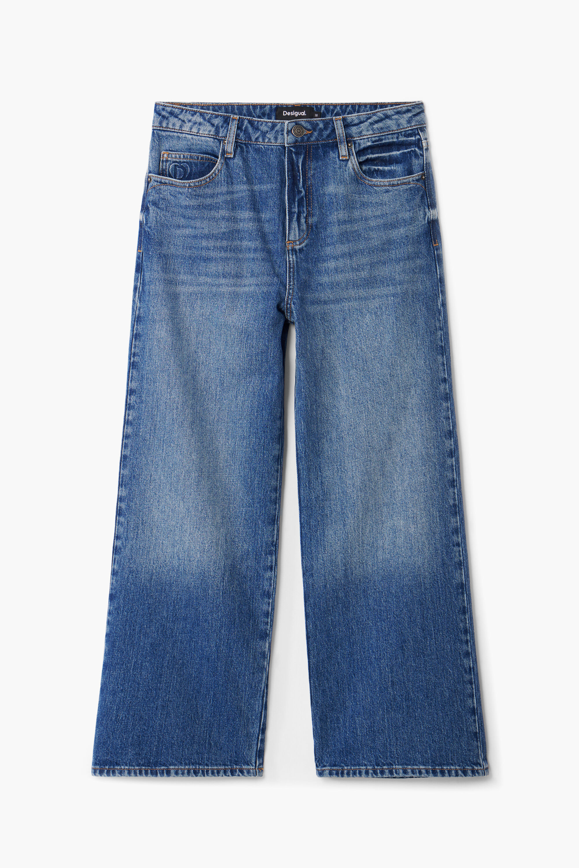 Jeans culotte in denim da donna I Desigual