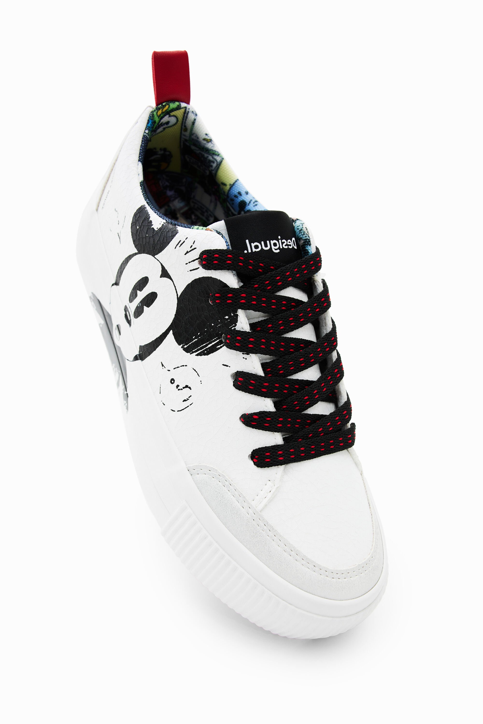 Disney s Mickey Mouse platform sneakers Desigual