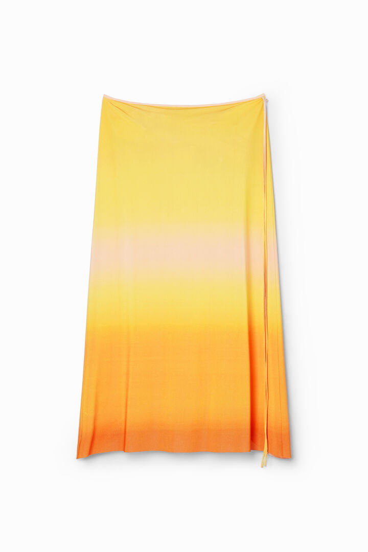 Dégradé slip midi skirt | Desigual