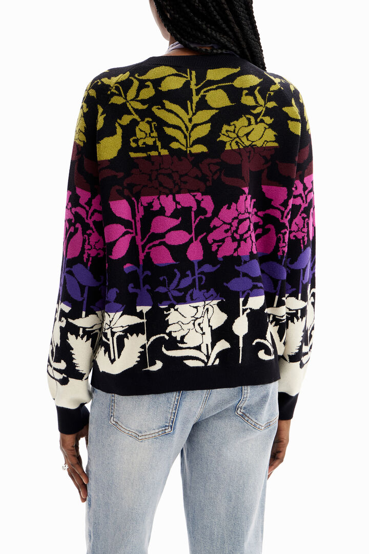 Jersey jacquard flores | Desigual