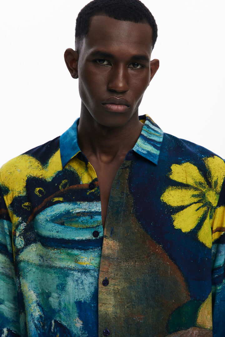 Chemise à manches longues bodegón | Desigual