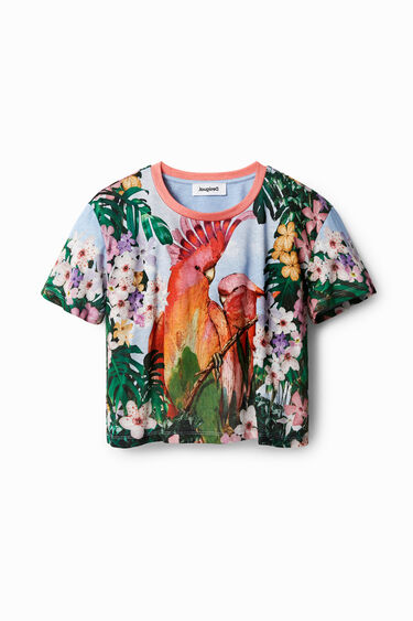 Tropical parrot T-shirt | Desigual