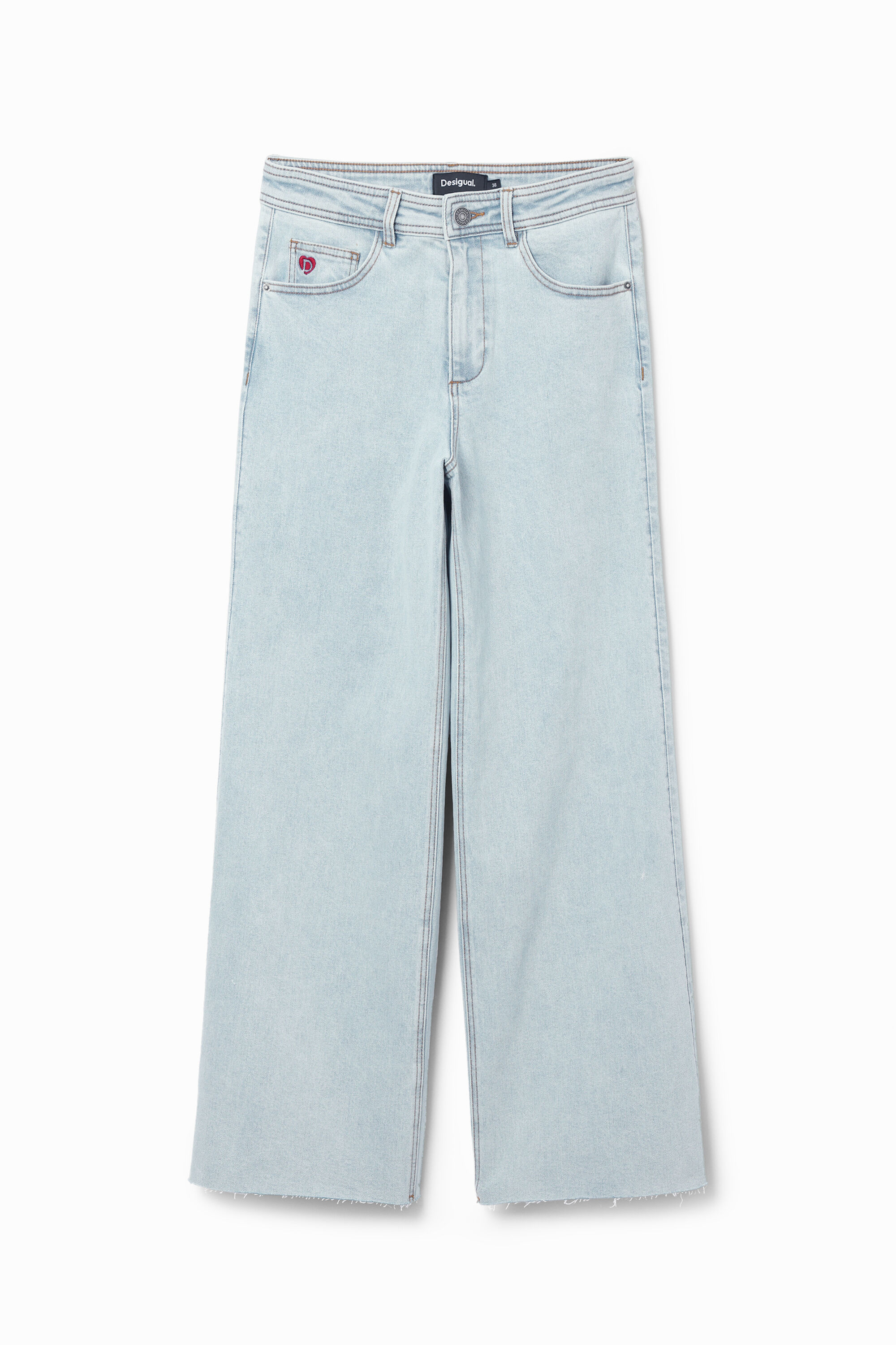Cropped Culotte jeans